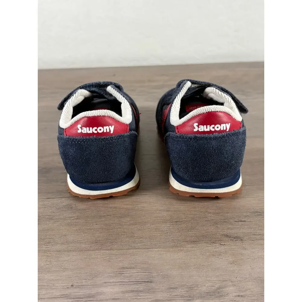 Saucony Ride 10 Jr Blue Red Kids Sneaker Childs Size 6 EU 22 NWOB‎
